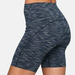 Outdoor Voices FreeForm 7" Bike Shorts Heather Navy Size Med